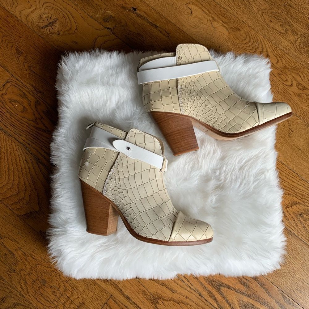 Rag & Bone‎ Harrow Beige Leather Boots